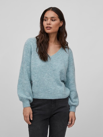VILA Sweater 'Jamina' in Blue: front
