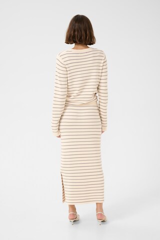Jupe 'Annemette' CULTURE en beige
