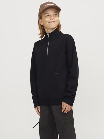 Pull-over Jack & Jones Junior en noir : devant