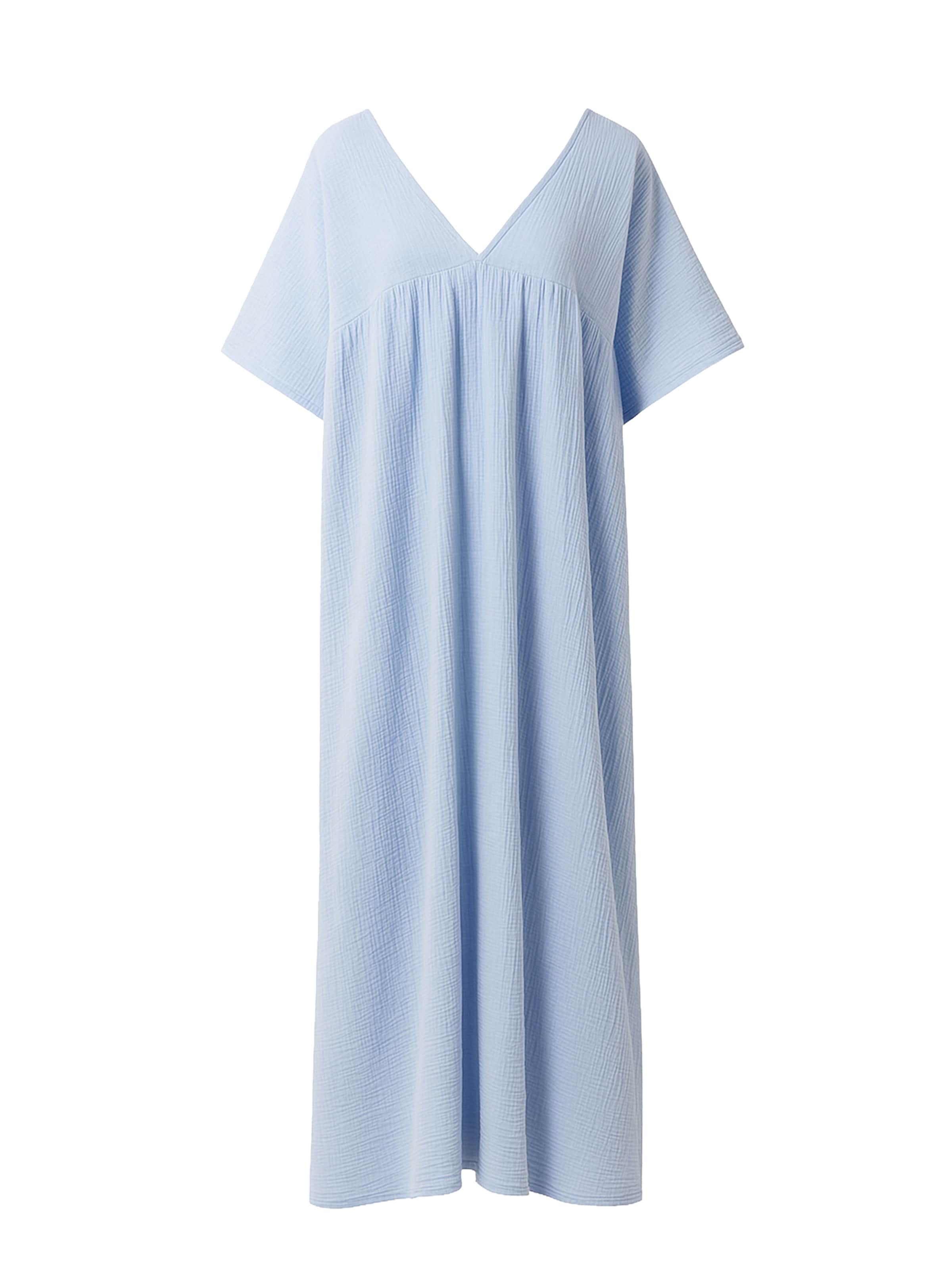 Robe Elara en bleu : devant