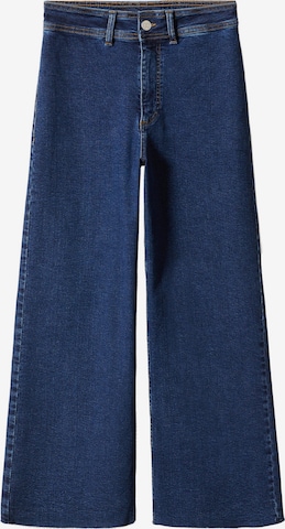 MANGO Wide Leg Jeans 'CATHERIN' i blå: forside