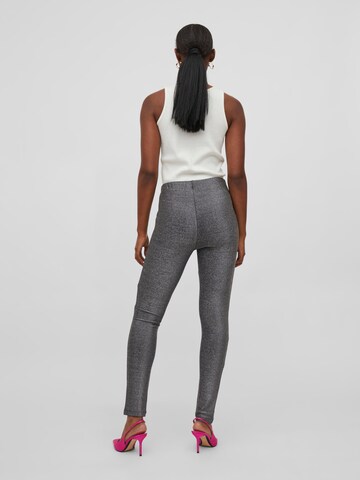 VILA Skinny Leggings 'SPICE' i sølv