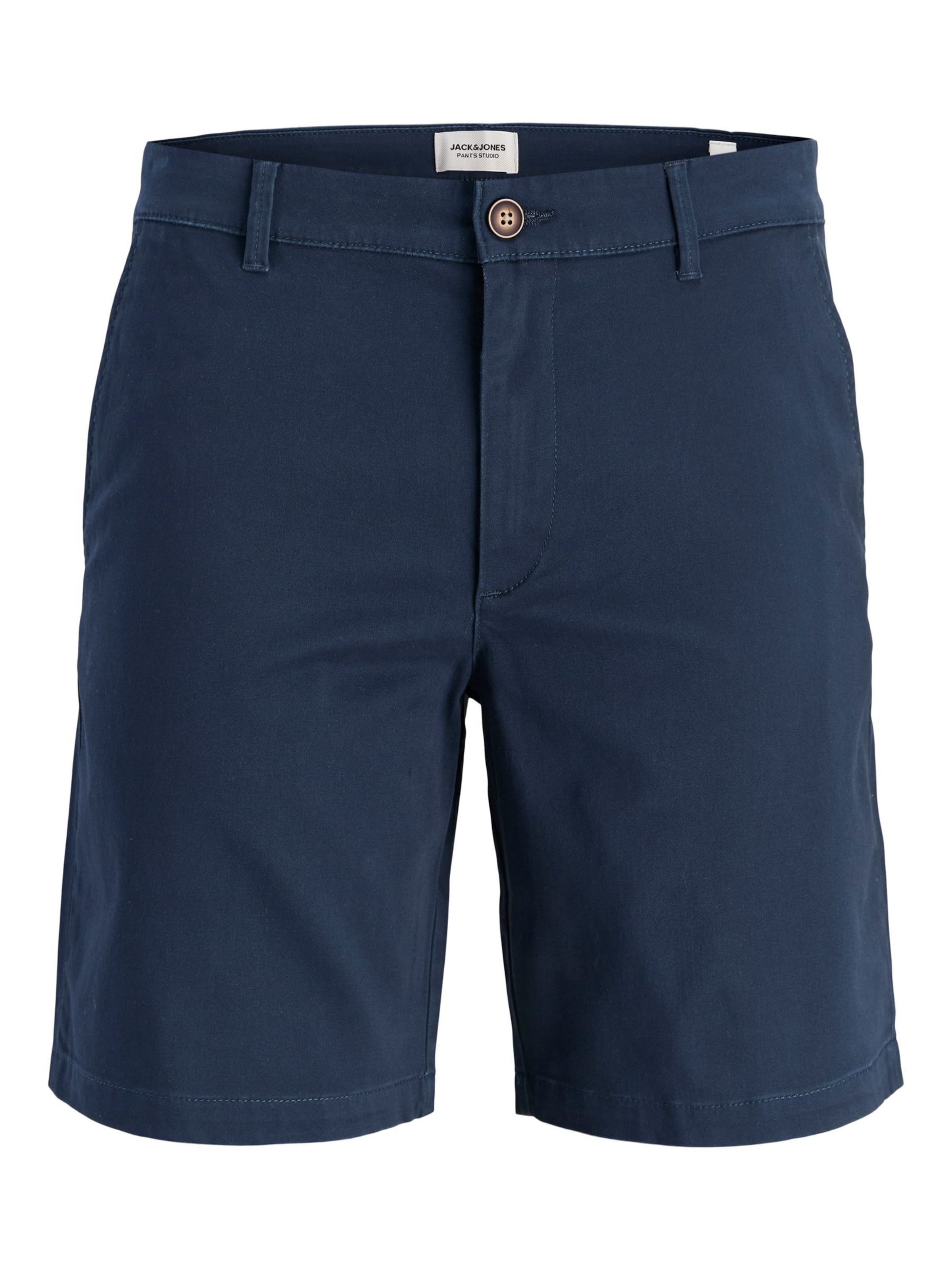 Pantalon chino JACK & JONES en bleu : devant