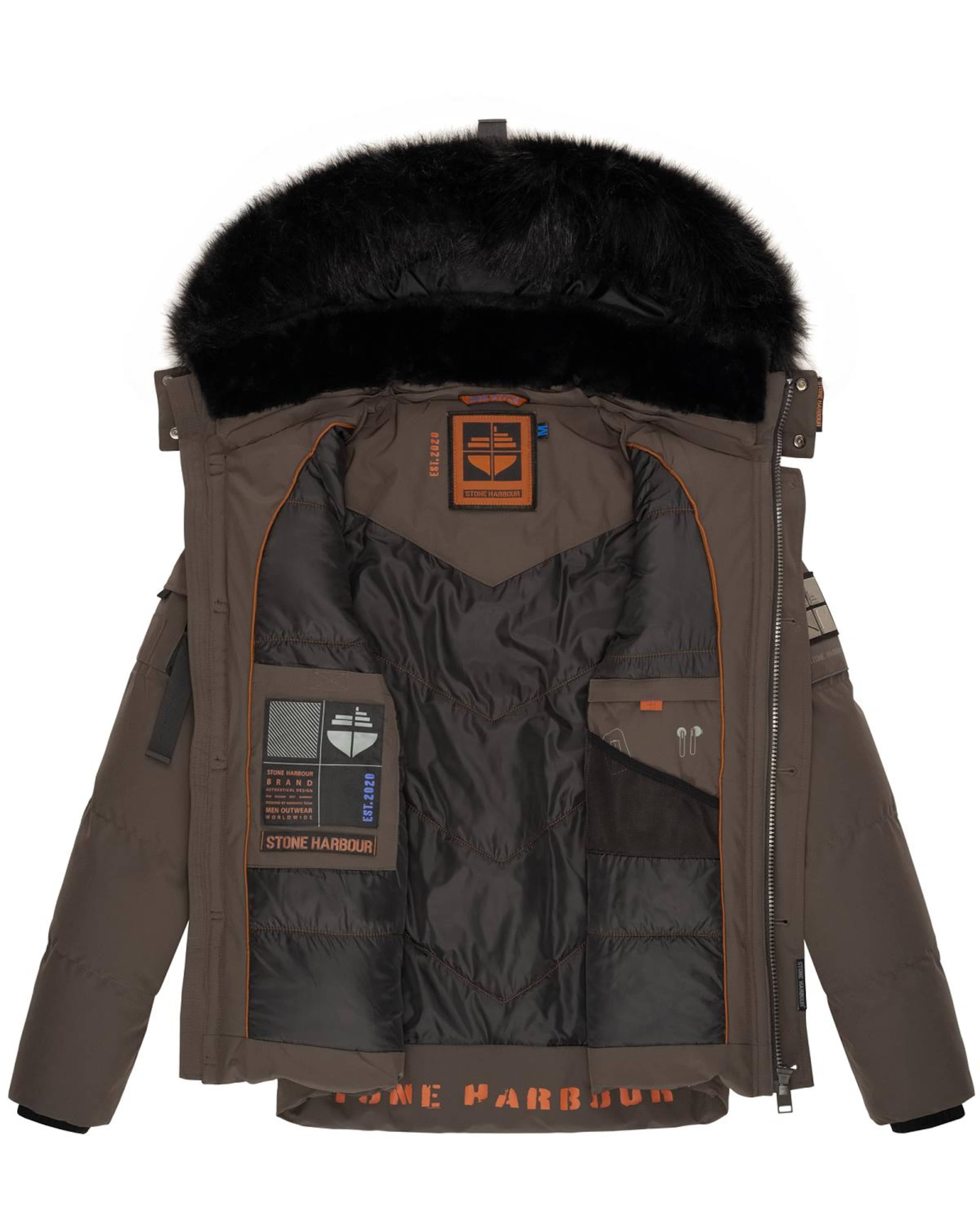 Giacca invernale 'Halvaar' di STONE HARBOUR in grigio