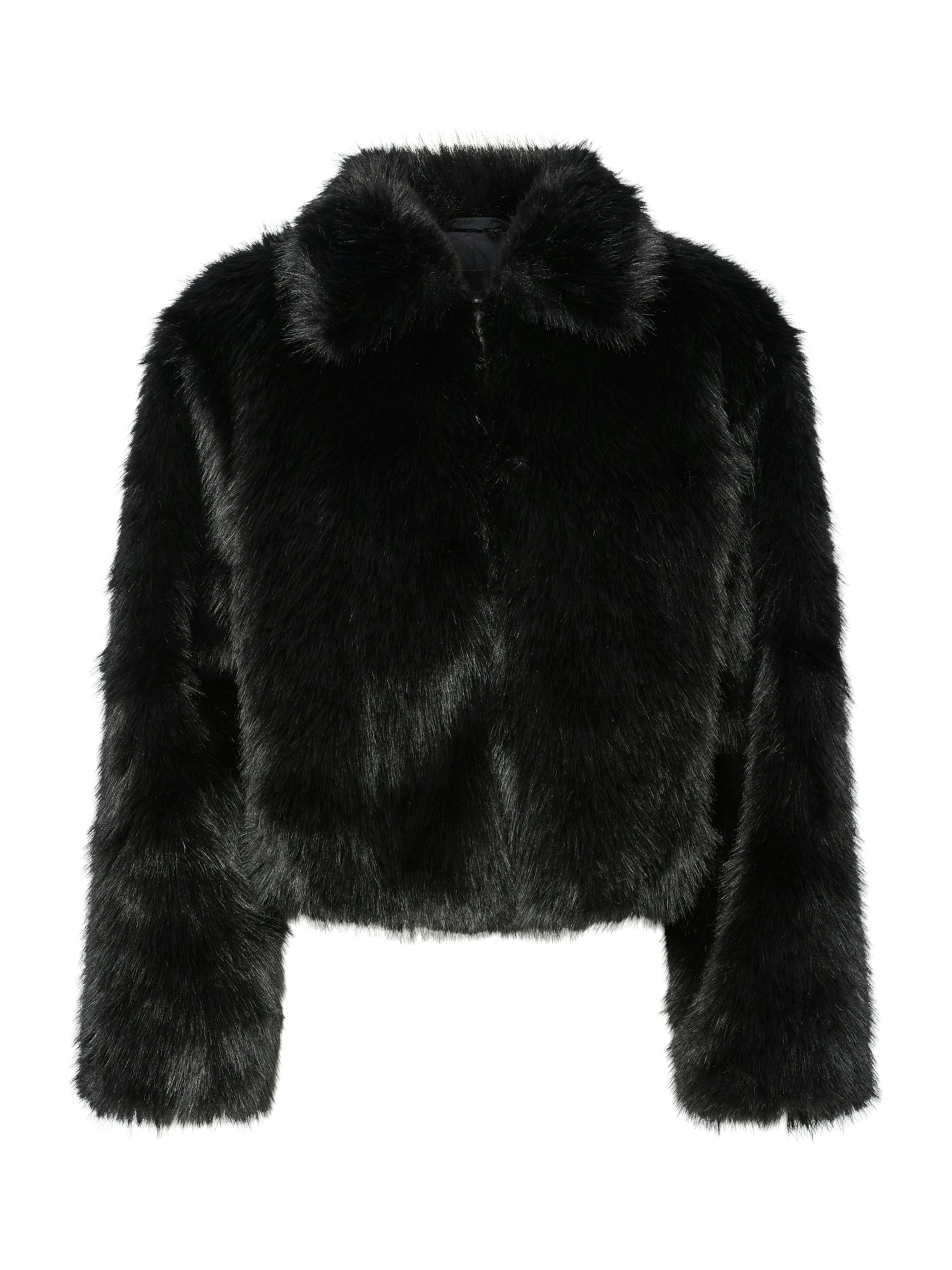 PIECES Winter Jacket 'PCJilla' in Black: front