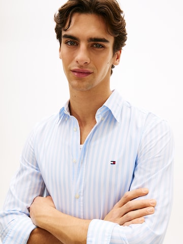 TOMMY HILFIGER Средняя посадка Рубашка 'FLEX' в Синий