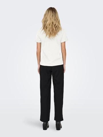 ONLY T-Shirt 'ONLKITA' in Weiß