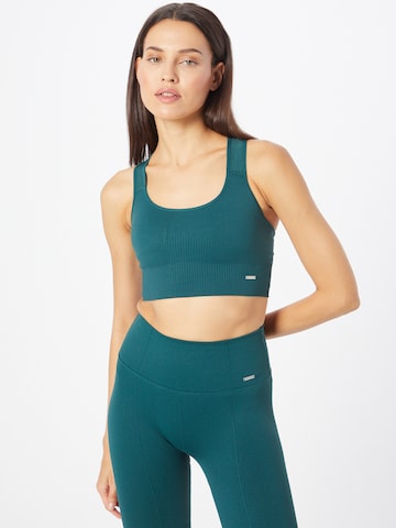 aim'n Bustier Sport bh in Groen: voorkant