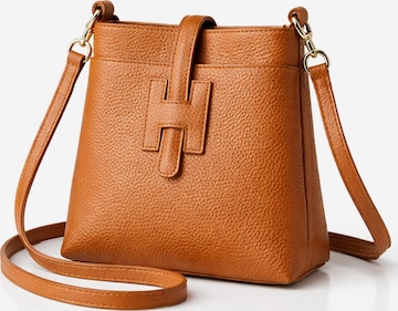COLLEZIONE ALESSANDRO Crossbody Bag 'Holunder' in Brown: front