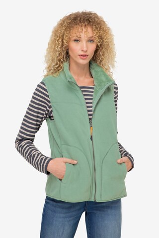 LAURASØN Vest in Green: front