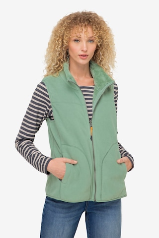 LAURASØN Vest in Green: front