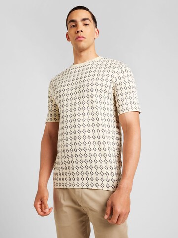 SCOTCH & SODA Tričko – béžová: přední strana