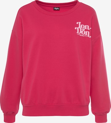 BUFFALO Sweatshirt in Pink: predná strana