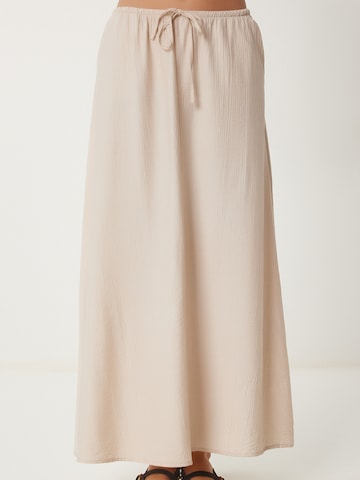 Jupe Happiness İstanbul en beige : devant