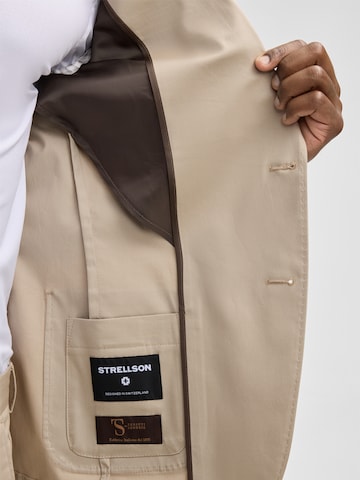 STRELLSON Slim Fit Sakko 'Acon' in Beige