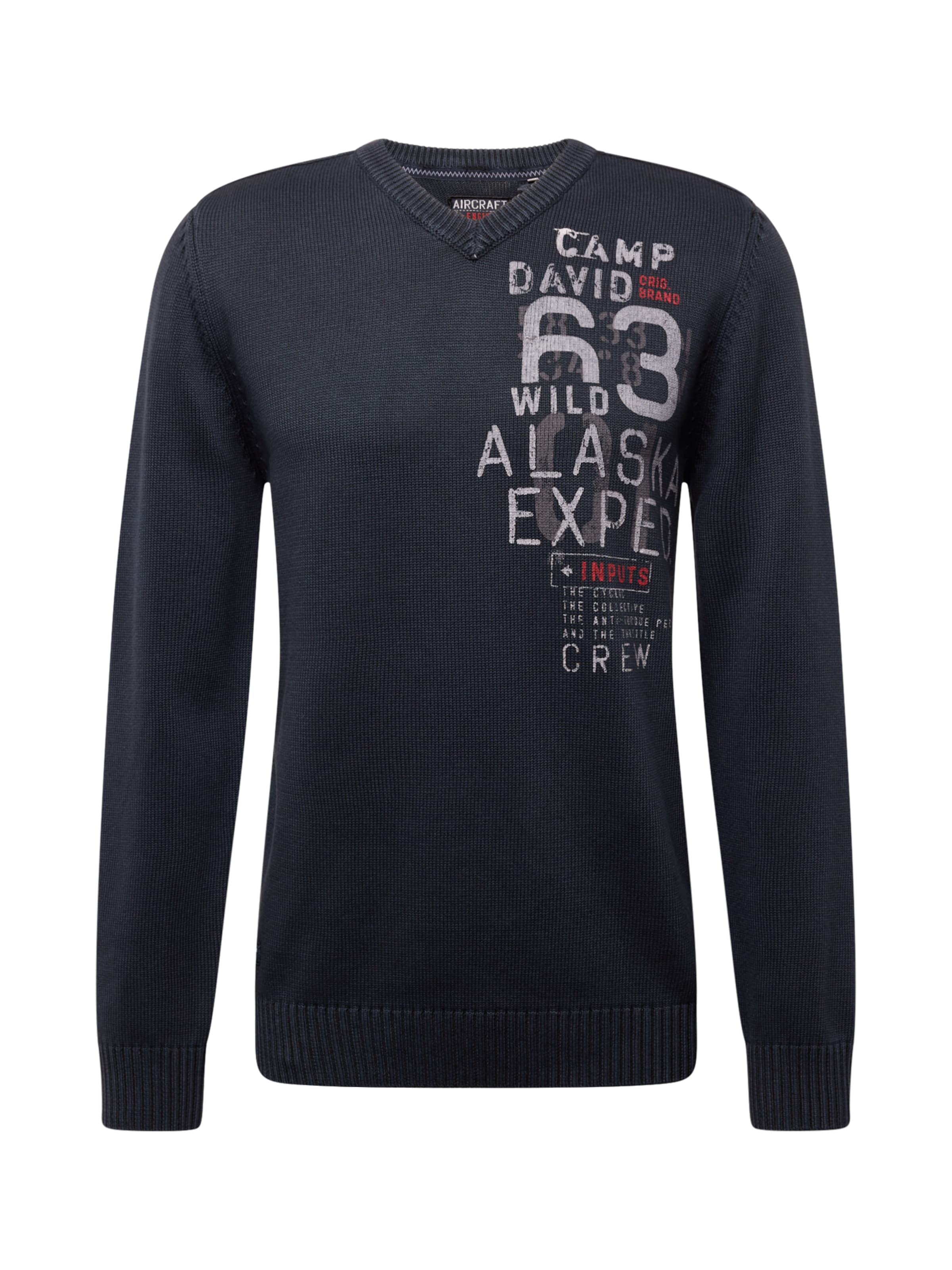 CAMP DAVID Pullover in Blau: Vorderseite