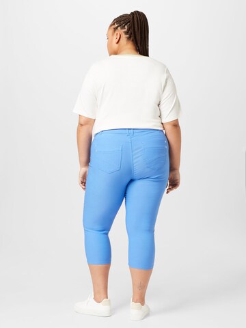 Fransa Curve - Skinny Calças 'ZALIN' em azul