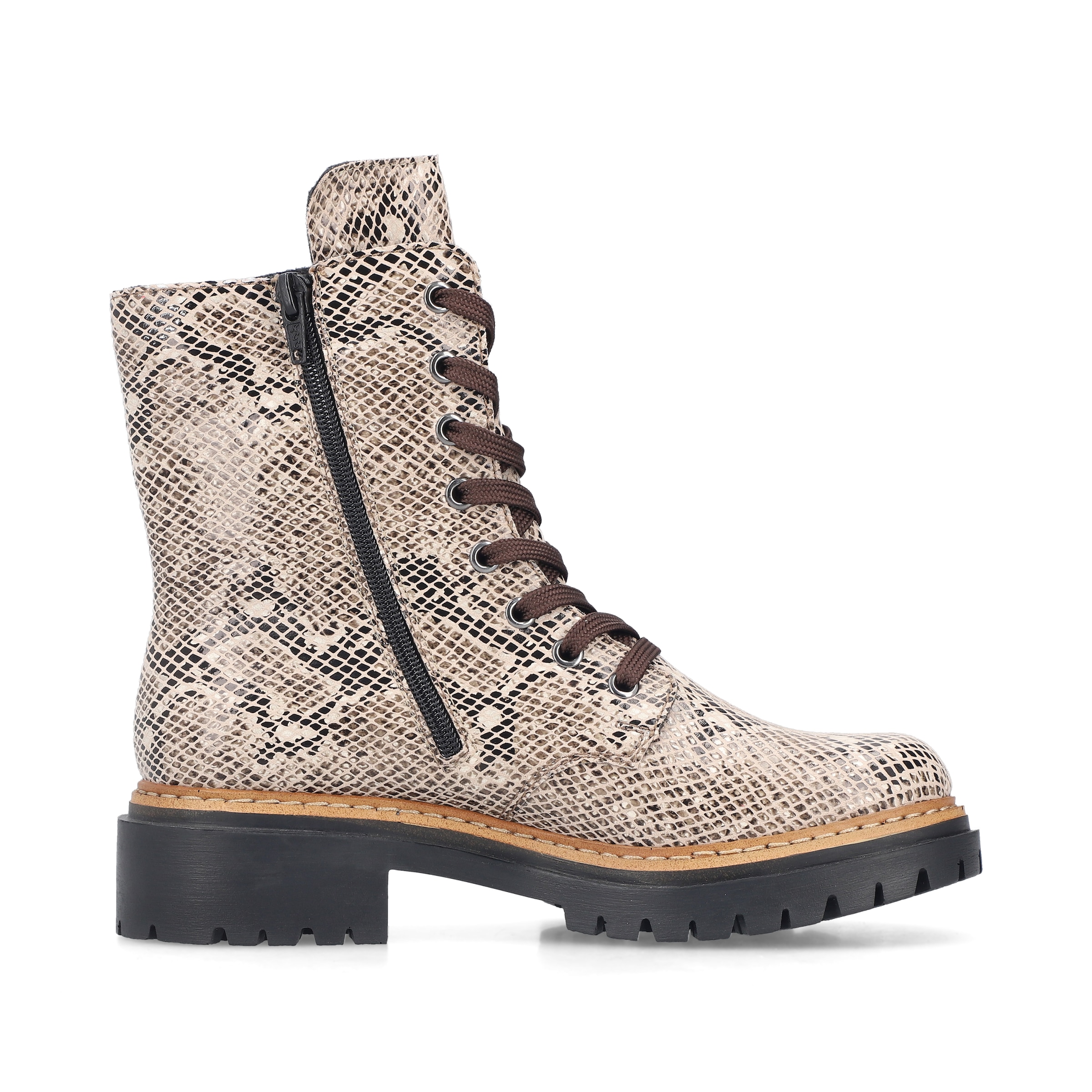 Rieker Schnürstiefelette in Braun