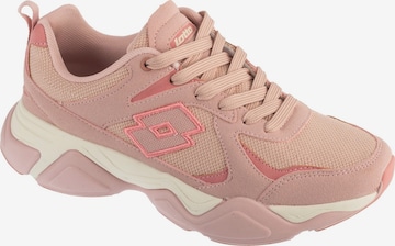 Baskets basses 'Lotto Wany' LOTTO en rose : devant