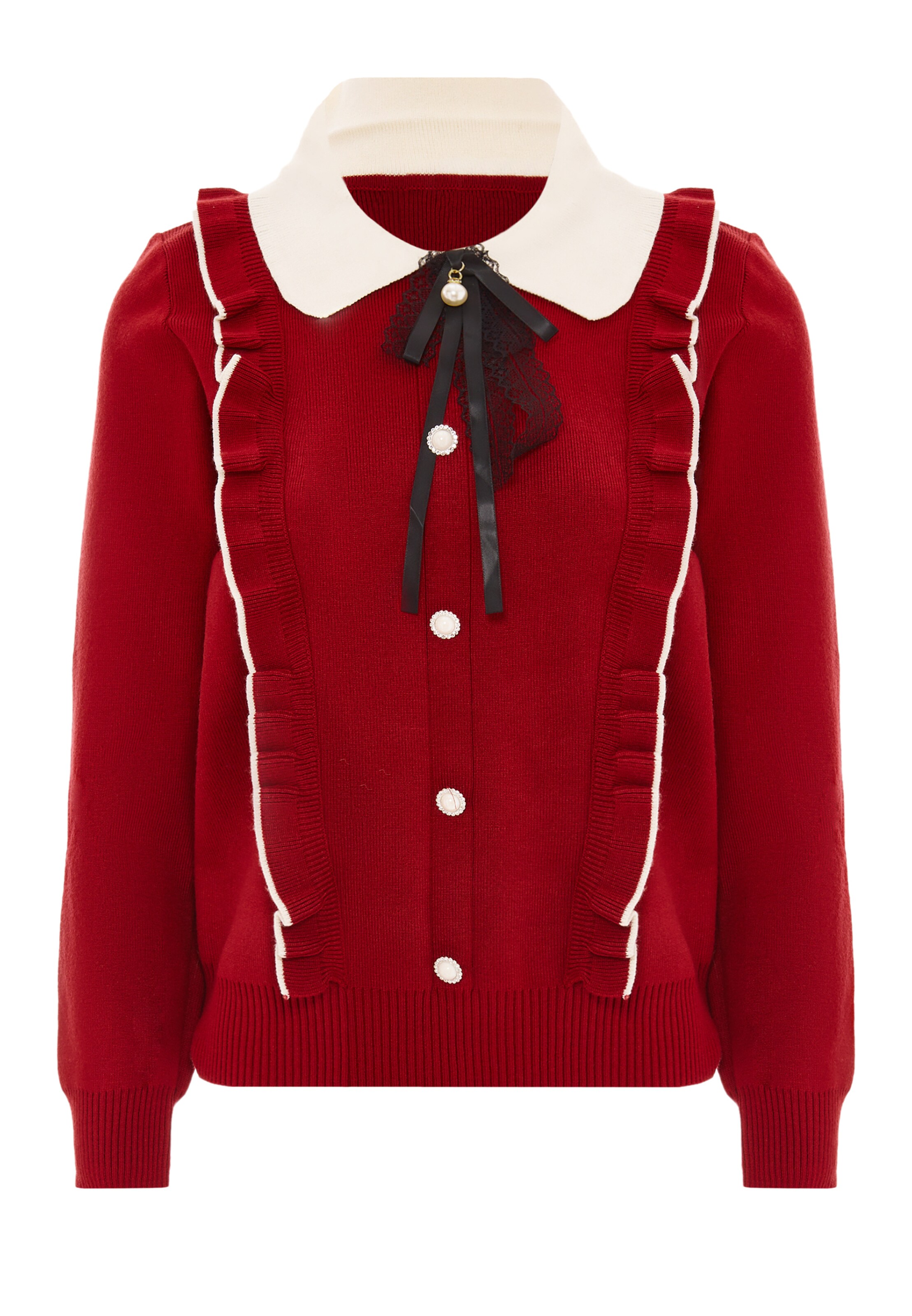 nascita - Pullover em vermelho: frente