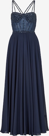 Robe de soirée HEY KYLA en bleu : devant