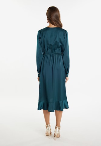 Robe de cocktail faina en vert