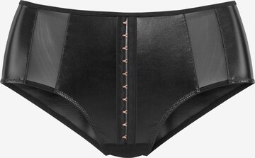 PETITE FLEUR GOLD Panty in Schwarz: predná strana