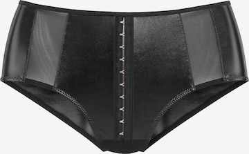 PETITE FLEUR GOLD Panty in Schwarz: predná strana