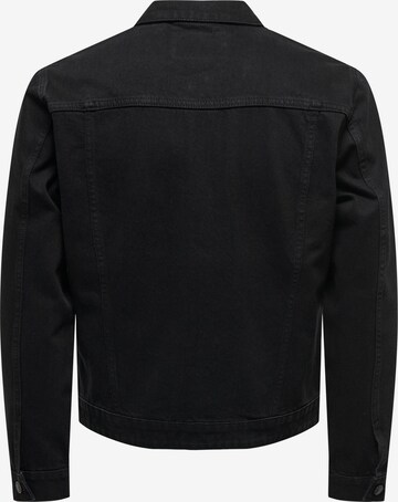 Only & Sons Between-season jacket 'COIN' in Black