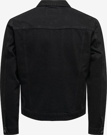 Only & Sons Between-Season Jacket 'COIN' in Black