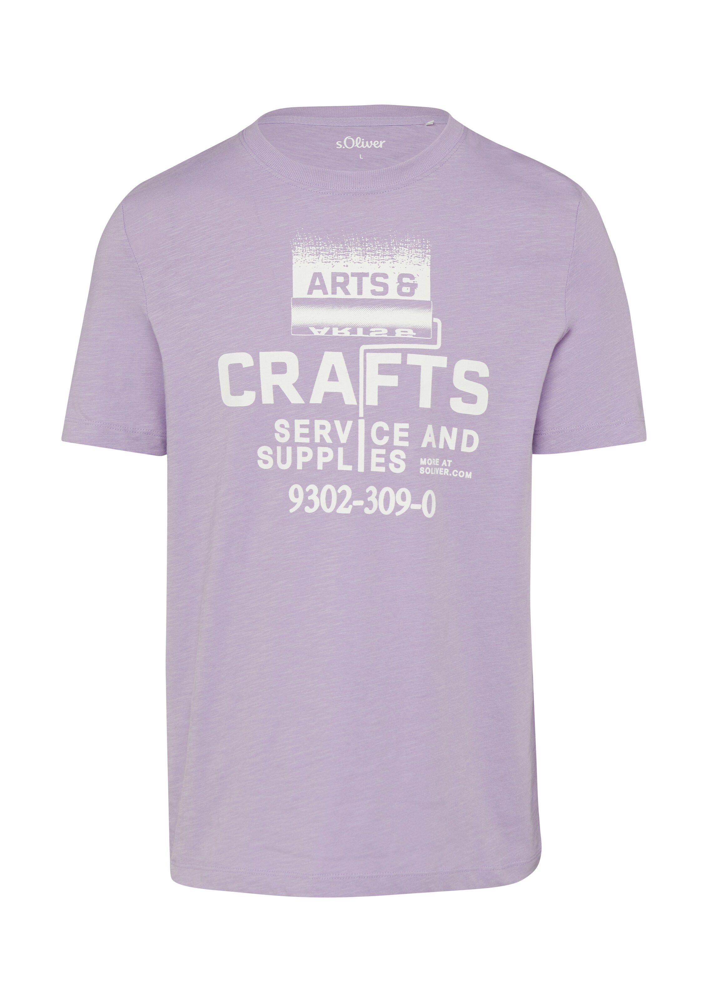 T-Shirt s.Oliver en violet : devant
