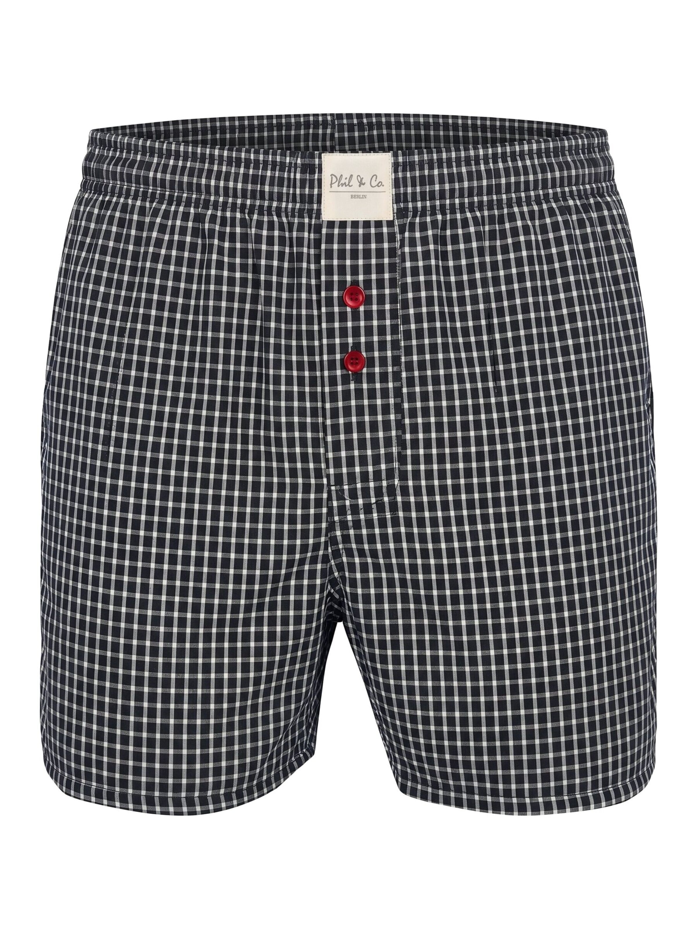 Phil & Co. Berlin Boxer shorts 'Phil & Co. Berlin Men's Woven Boxers 12 Pack – Loose Fit Boxer Shorts – 60% Cotton & 40% Polyester – Breathable, Wrinkle-Resistant & Easy Care' in Mixed colours