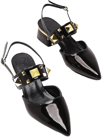 Limoya Slingpumps 'Nicoline' in Zwart: voorkant