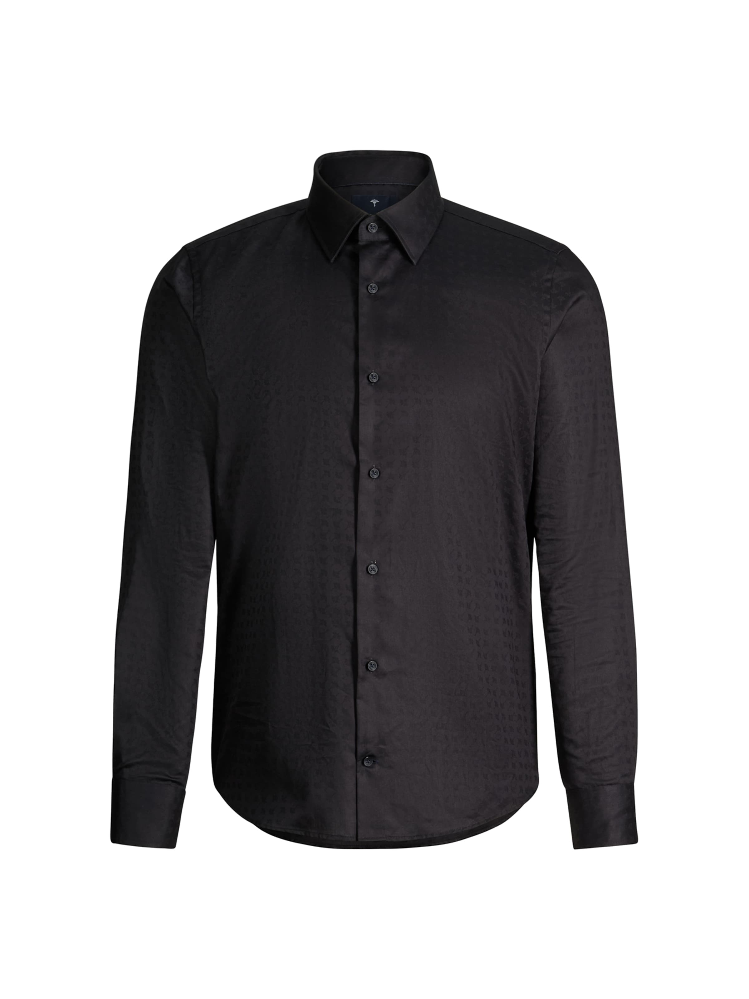 JOOP! Slim fit Button Up Shirt in Black: front