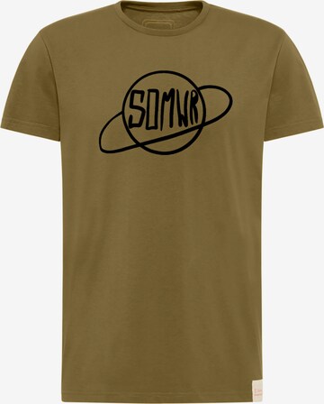 SOMWR Shirt 'PLANET SHPERE TEE' in Green: front