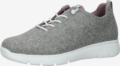 Ganter Chaussure de sport à lacets en gris clair / gris chiné / rose, Vue avec produit