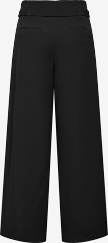 ONLY Wide leg Pleat-Front Pants 'Payton-Maia' in Black