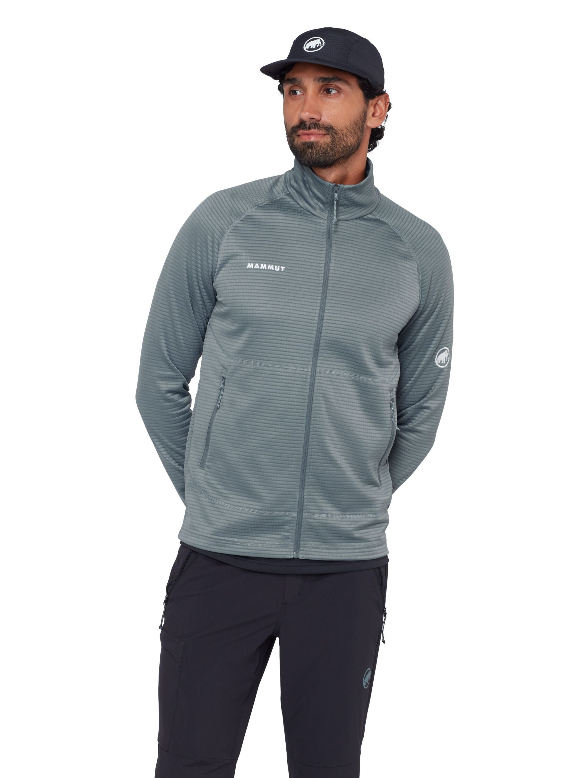 MAMMUT Funktionjacke ‘Crag’ in Blau: Vorderseite