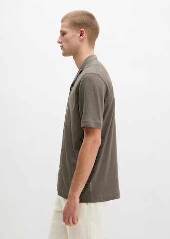 Marc O'Polo Regular fit Button Up Shirt in Brown