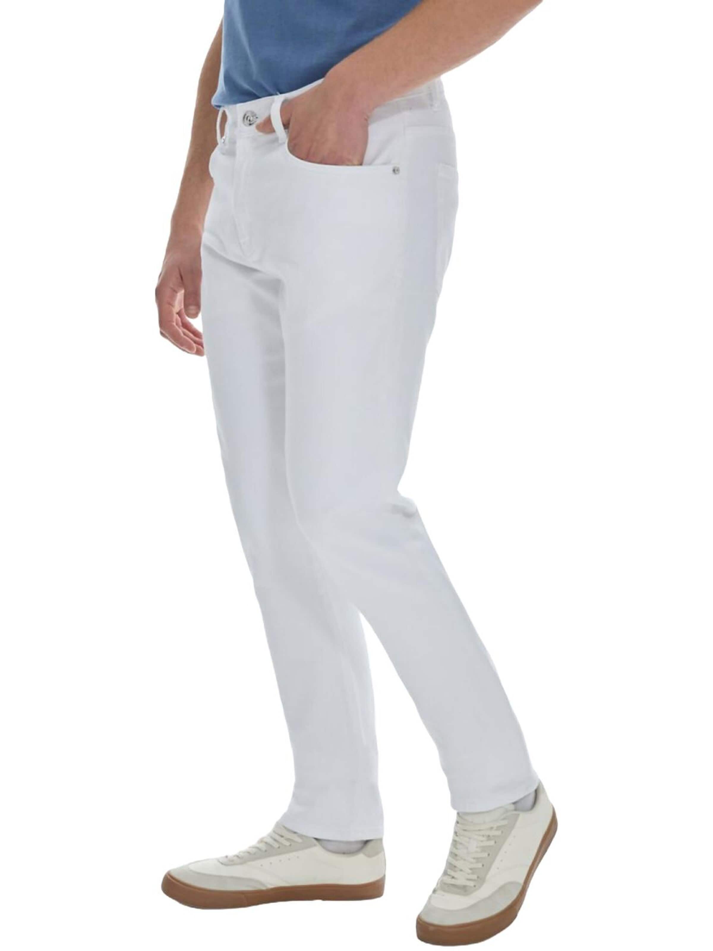 LTB Jeans Slimfit Jeans 'Sawyer' in Wit
