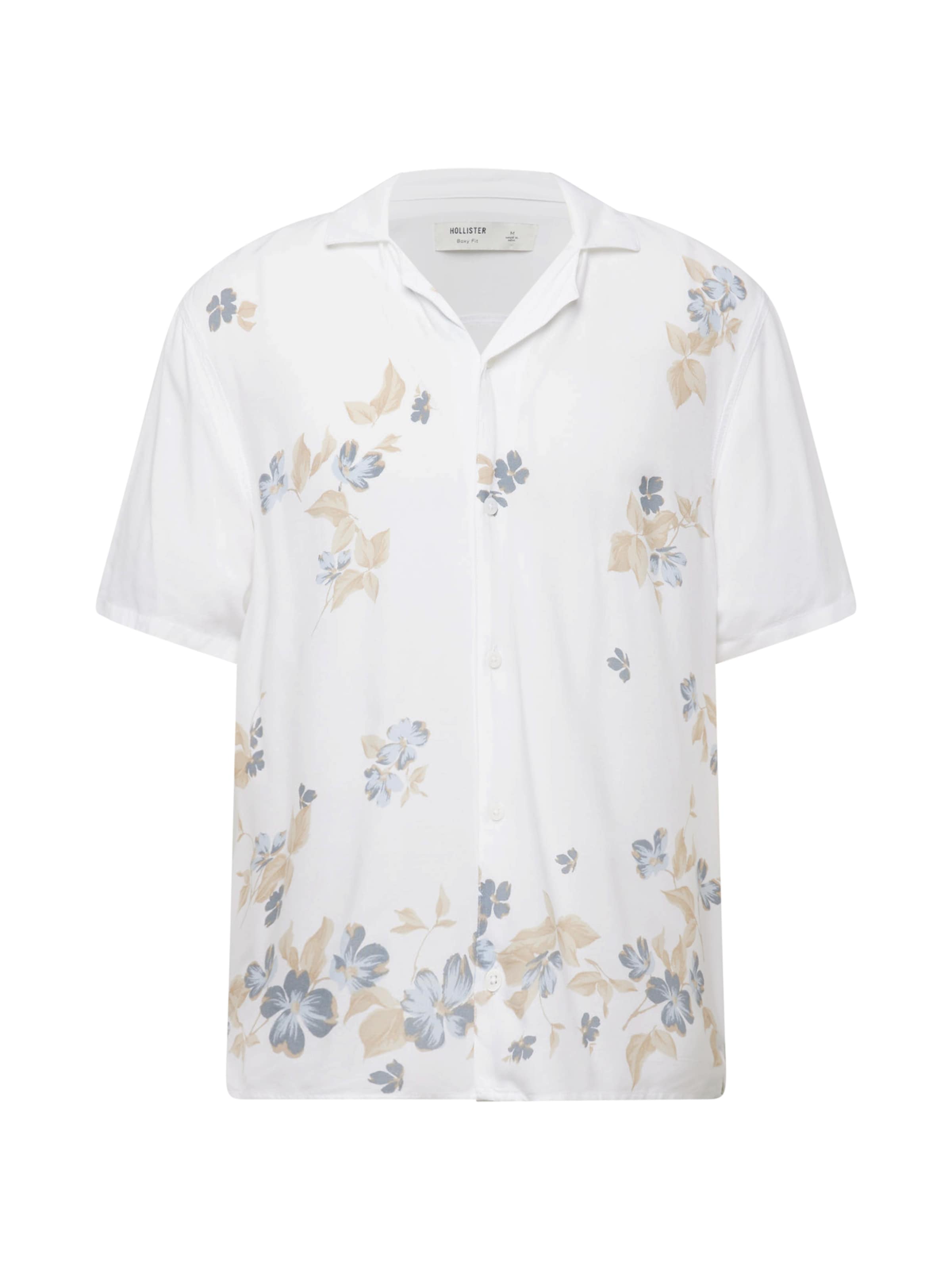 HOLLISTER Πουκάμισο σε λευκό: μπροστά