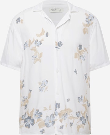 HOLLISTER - Ajuste regular Camisa en blanco: frente
