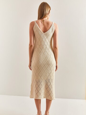 Bianco Lucci Kleid in Beige