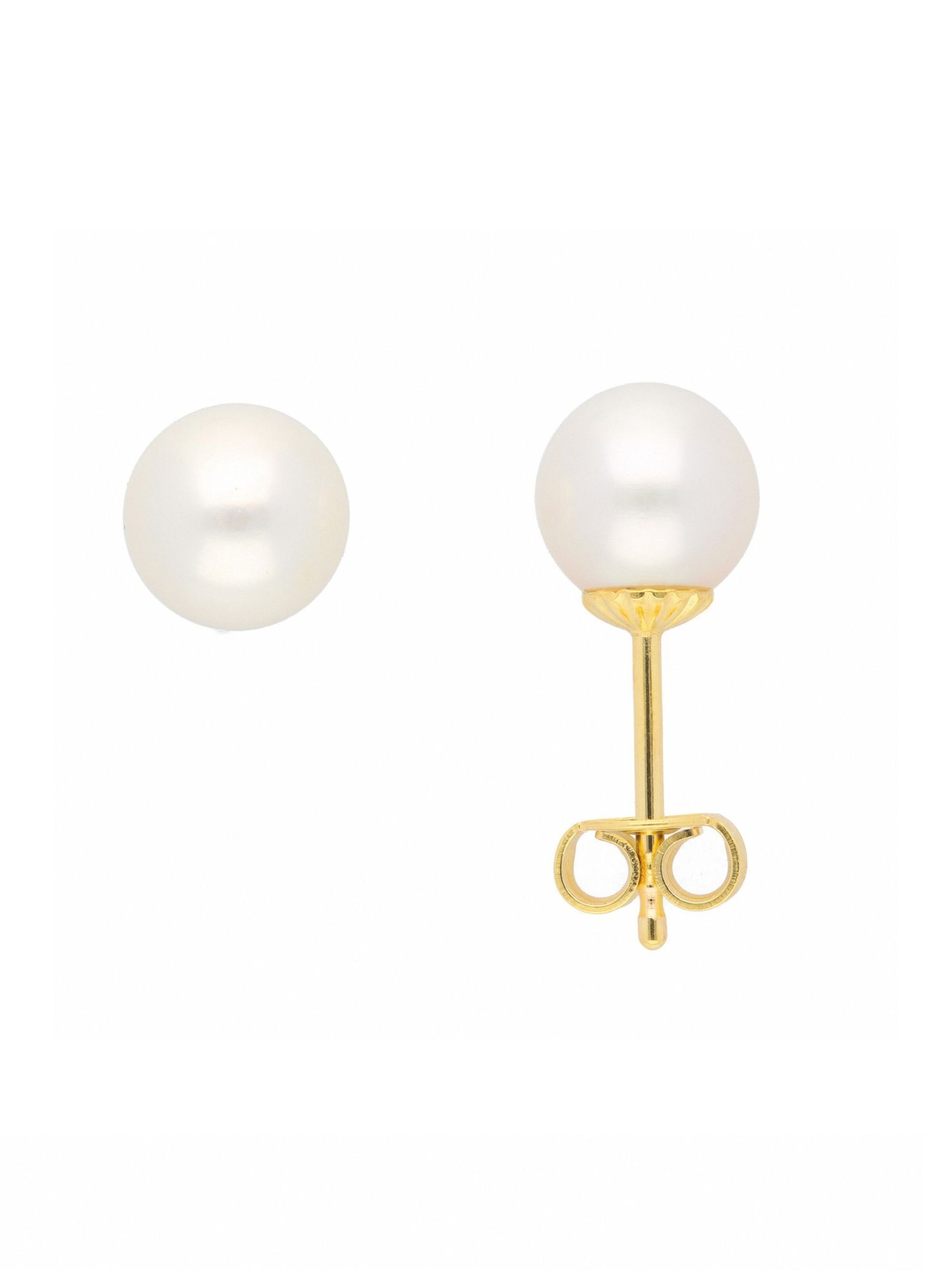 Adelia´s Ohrringe in Gold: Vorderseite