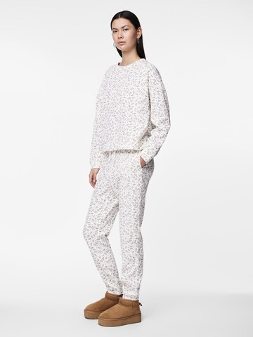 PIECES Loungewear 'XMAS ' in Beige