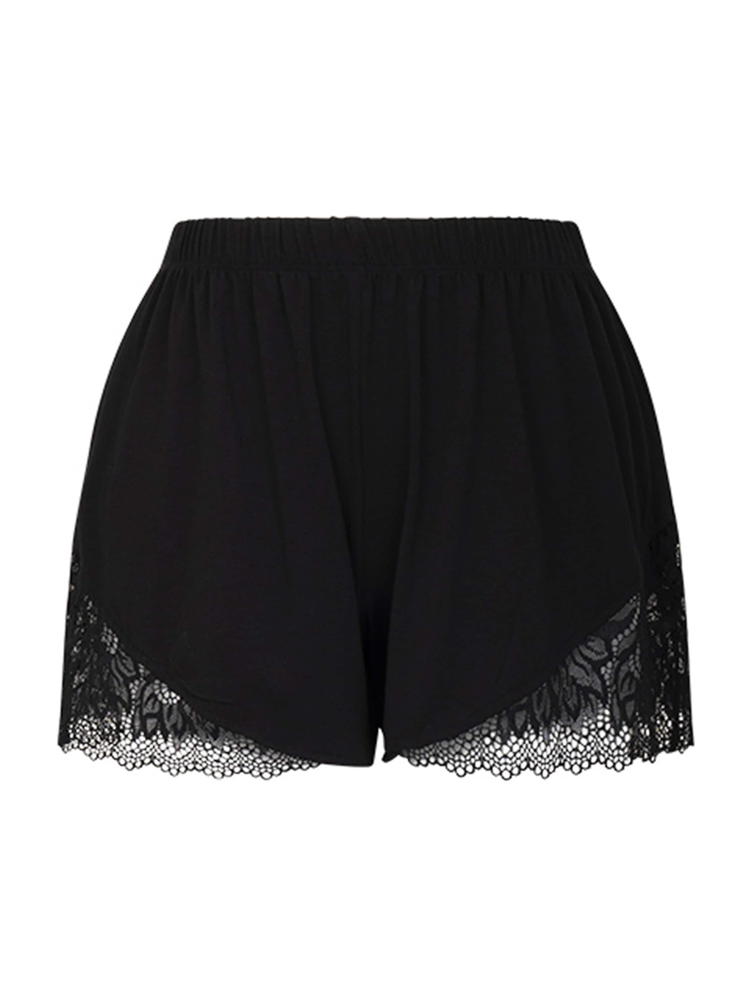 Goldenbay Korte pyjama 'Viola' in Zwart