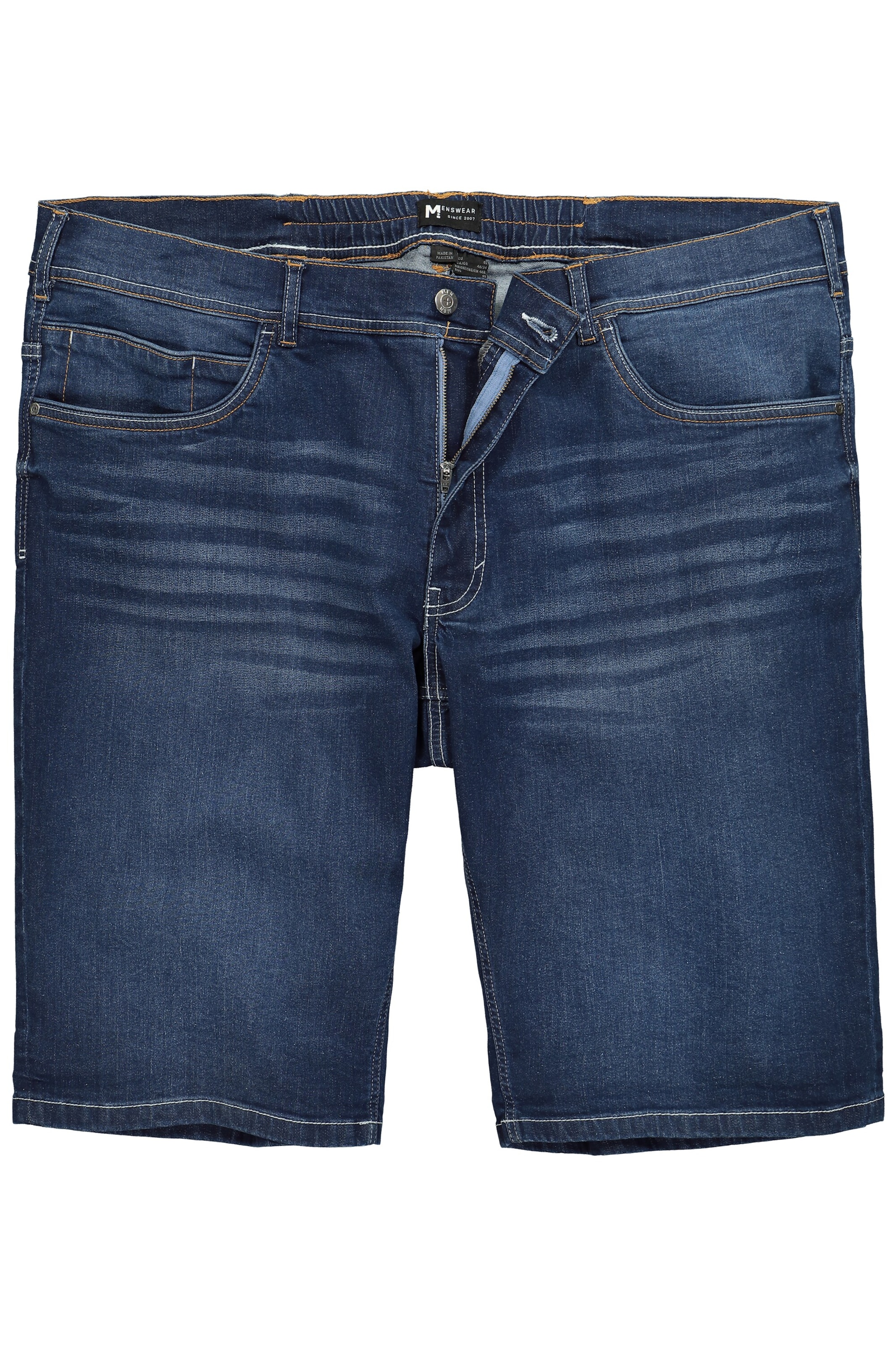 Men Plus Jeans in Blauw: voorkant