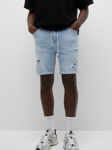 Pull&Bear regular Jeans i blå