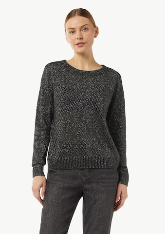 comma casual identity Sweater in Black: front
