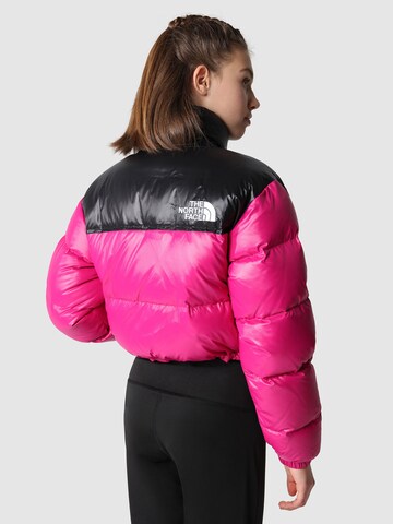 THE NORTH FACE Prehodna jakna 'Nuptse' | roza barva